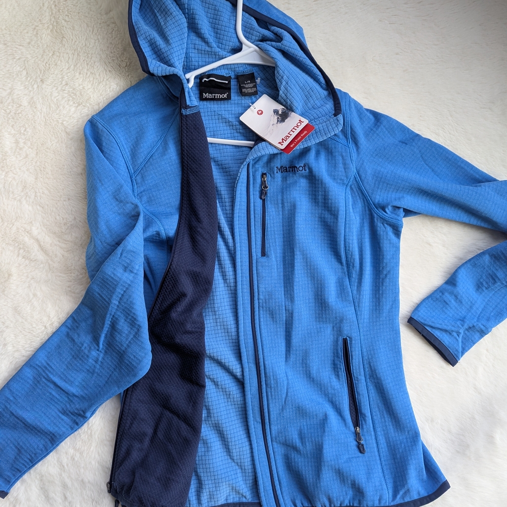 Marmot Vibrant Blue Full-Zip Jacket
